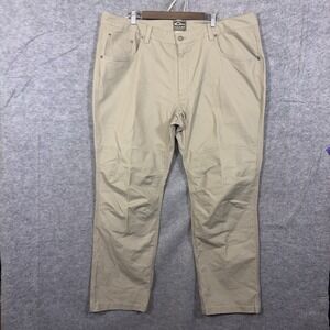 Drake Waterfowl Canvas Pants Mens 44x32 Khaki Tan Stretch Hunting Outdoor NWT